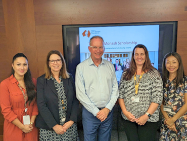 Foundation meets with long-standing supporter, Perth's Curtin University
